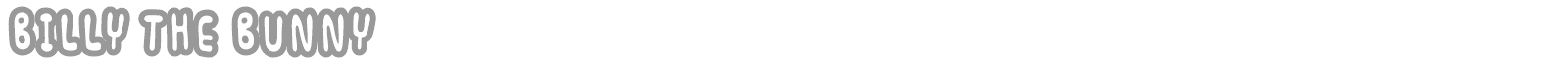 Billy The Bunny font preview